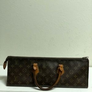 Louis Vuitton monogram sac tricot triangle bag